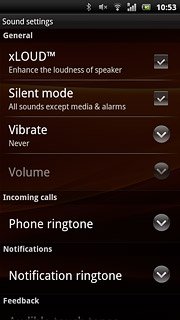 Press Vibrate.