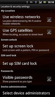 Press Set up screen lock.
