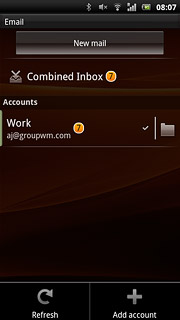 Press Add account.