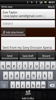 Press Add Cc/Bcc.