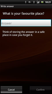 Press Answer and key in the answer to the selected question.