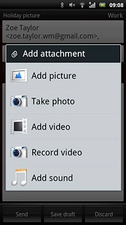 To add an audio file:Press Add sound.