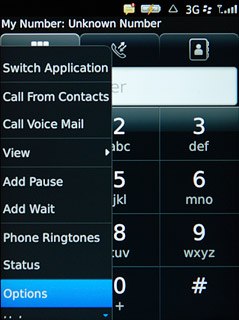 Press Options.