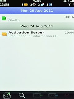 Press the new message icon.