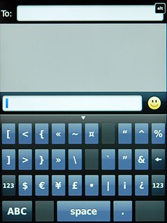 Press the required symbols.