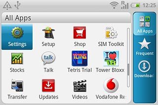 Press Settings.