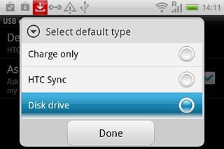 Press Disk drive.