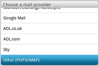 Press Other (POP3/IMAP).