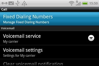 Press Fixed Dialing Numbers.