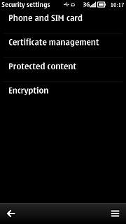 Press Phone and SIM card.