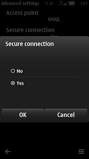 Press Yes or No.