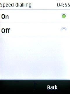 Press On or Off.