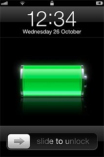 The keypad locked icon shows that the key lock is turned on.Further information:Turn key lock on or off