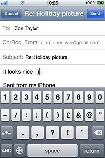 Press Send.