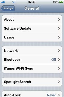 Press Bluetooth.