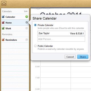 Select Share.