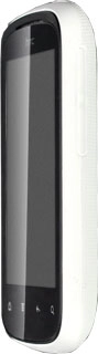 To turn on vibration:Press the lower part of the Volume key until the vibration icon is displayed.