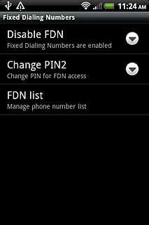 Press Change PIN2.
