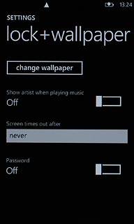 Press change wallpaper.Go to the required folder.