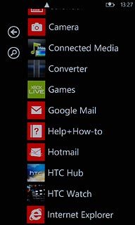 Press Internet Explorer.
