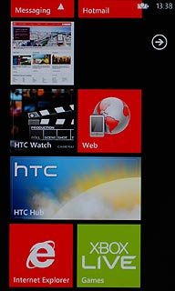 Press and hold the required shortcut until the shortcut is enlarged.
