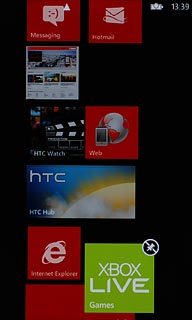 To remove a shortcut:Press the delete icon.