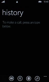 Press the dots in the bottom right corner of the display.