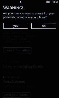 Press yes to confirm.