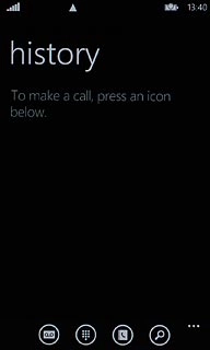 Press the dots in the bottom right corner of the display.