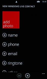 Press name and key in the required first name.