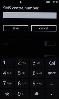 Key in +35387699989 and press save.