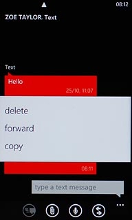 Press forward.Key in the first letters of the required contact.Matching contacts are displayed.