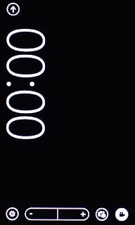 To turn on video light:Press the settings icon.