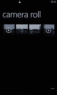 Go to the required folder.Press the required picture or the required video clip.