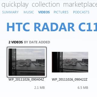 Select VIDEOS or PICTURES.Go to the required folder.