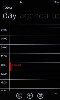 Go to the required date.Press the required appointment to view the appointment details.