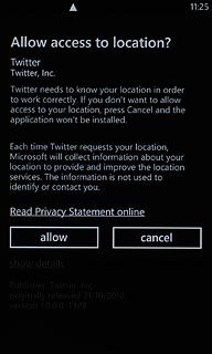 Press allow.Wait while the application is downloaded and installed.