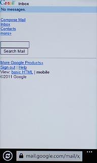 You can now use the application.Please note that Gmail isn't part of the original application package and therefore only a general description is given here.You have a number of options, such as:Send email messagesRetrieve and read email messagesReply to email messagesView list of contactsSelect application settings