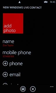 Press email and key in the required email address.