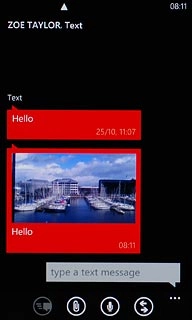 Press type a text message.Write the required text.