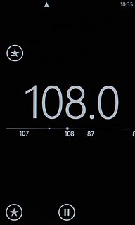 Press and hold the frequency number until a pop-up menu is displayed.