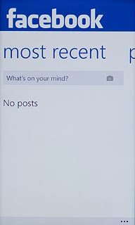 You can now use the application.Please note that Facebook isn't part of the original application package and therefore only a general description is given here.You have a number of options, such as:Write status updatesSend messagesWrite text on WallUpload picturesSelect application settings