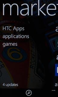 Press the search icon.