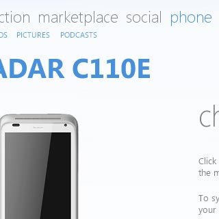 Select phone at the top of the display.