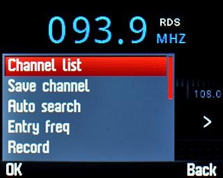 Scroll to Channel list and press the Navigation key.