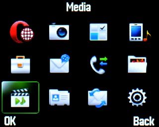 Scroll to Media and press the Navigation key.