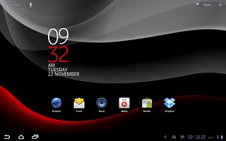 The email message icon shows that you've received a new email message.Further information:Read email message