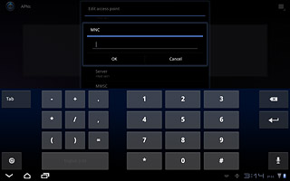 Key in 01 and press OK.