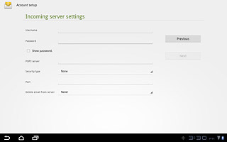 Press the drop down list next to Security type.