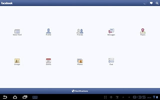 Press the home icon to return to standby mode.